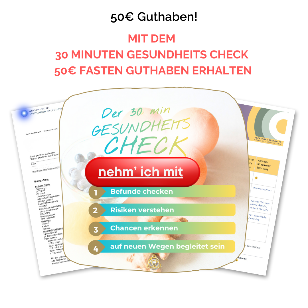 Ein kurzer Gesundheits-Check ist 50€ Fastenguthaben wert